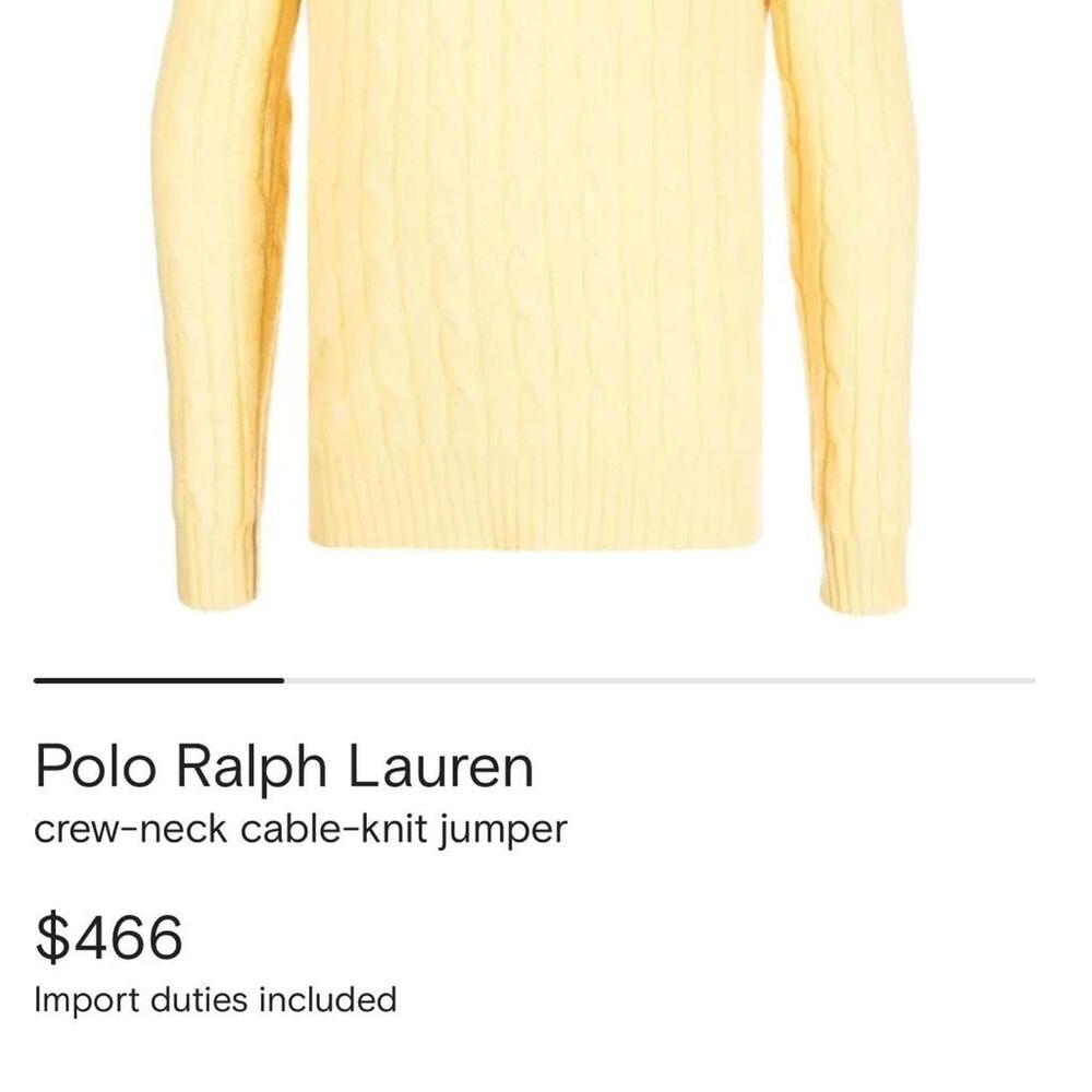Polo-ralph-lauren Men's Yellow Jumper